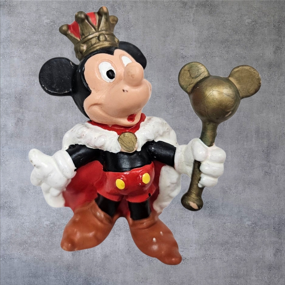 Vintage Bullyland Disney Prince Mickey Mouse PVC Figurine Made‎ in Germany T12